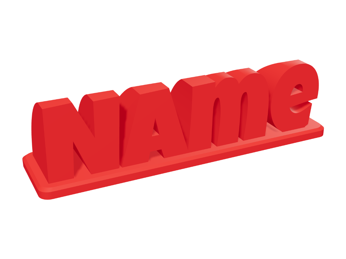 Nametag preview